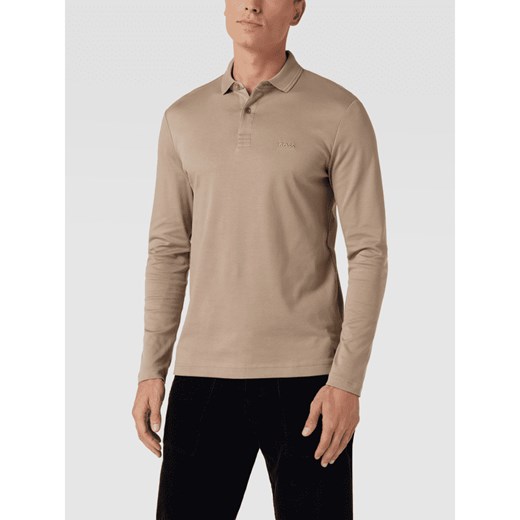 Koszulka polo z długim rękawem model ‘PIROL’ L Peek&Cloppenburg 