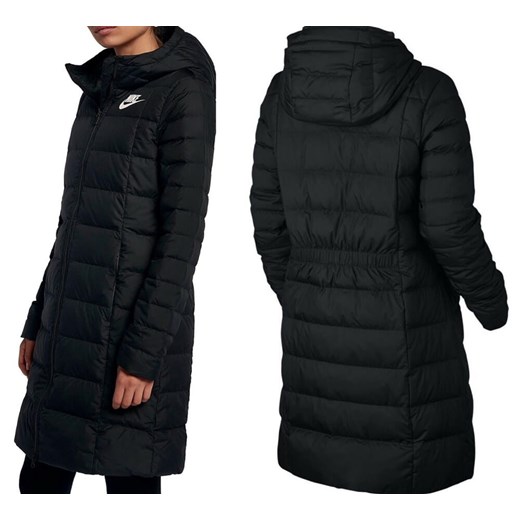NIKE damska kurtka puchowa płaszcz z kapturem AJ7427-010 ansport.pl Nike ansport