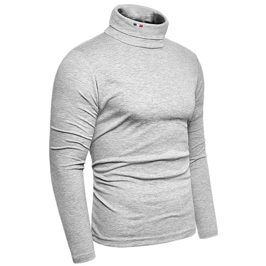 Bluza golf męski 5400 - szary ze sklepu Risardi w kategorii Swetry męskie - zdjęcie 144469132