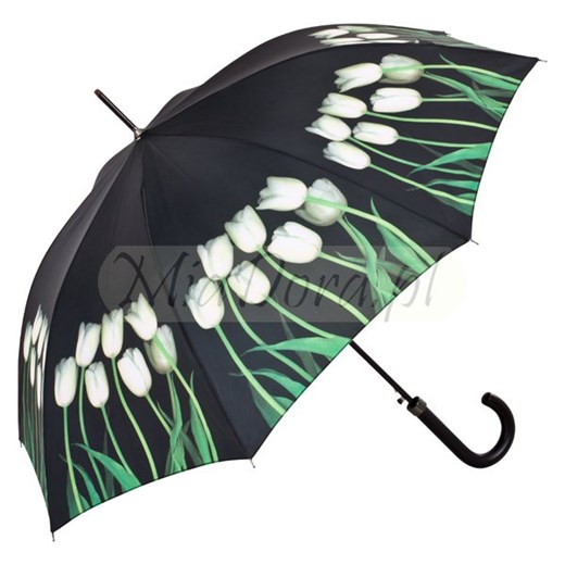 Harold Feinstein - Białe tulipany - Parasol długi automat parasole-miadora-pl szary abstrakcyjne wzory
