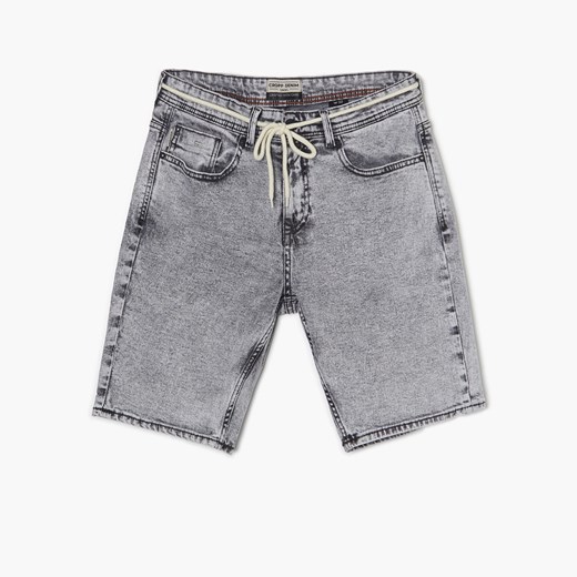 Cropp - Szare jeansowe szorty comfort - Jasny szary Cropp 36 promocja Cropp