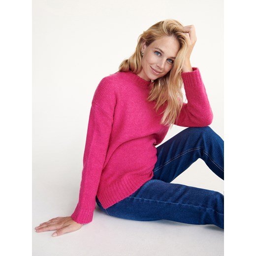 Reserved - Sweter z domieszką wełny - Różowy Reserved M Reserved