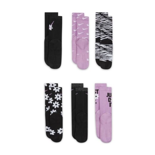 Klasyczne skarpety dziecięce Nike Everyday Plus Cushioned (6 par) - Nike S Nike poland