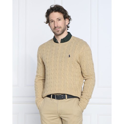 POLO RALPH LAUREN Wełniany sweter | Slim Fit | z dodatkiem kaszmiru Polo Ralph Lauren XXL Gomez Fashion Store promocja