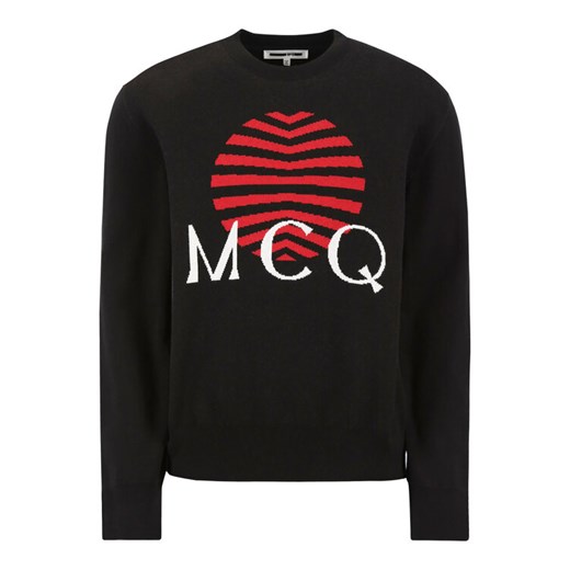 MCQ Alexander McQueen Sweter 577570 RON01 1000 Czarny Regular Fit L MODIVO okazja