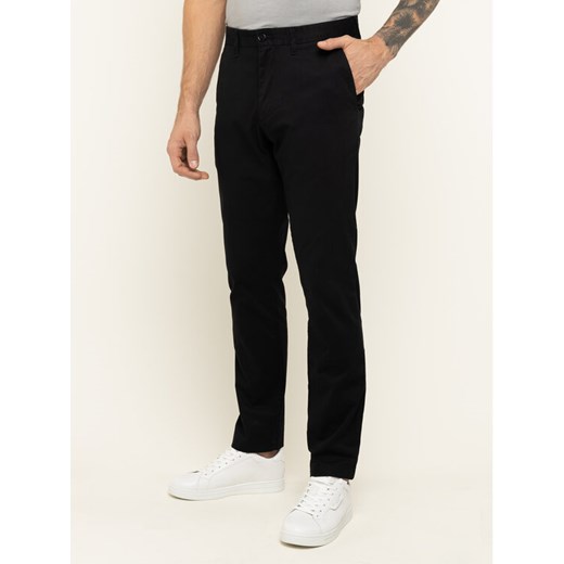 MICHAEL Michael Kors Spodnie materiałowe Basics CS93CKL3DR Czarny Slim Fit Michael Michael Kors 32_32 wyprzedaż MODIVO