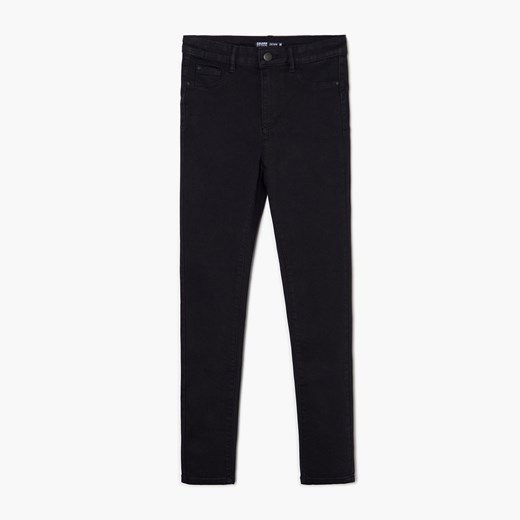 Cropp - Czarne jeansy push up - czarny ze sklepu Cropp w kategorii Jeansy damskie - zdjęcie 144602122