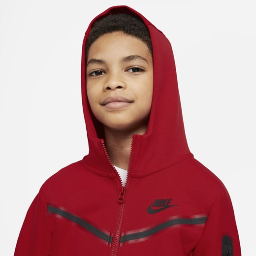Rozpinana bluza z kapturem dla dużych dzieci (chłopców) Nike Sportswear Tech Nike L Nike poland