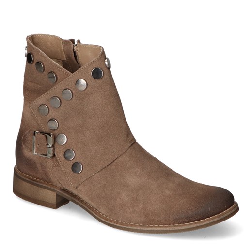 Botki Exquisite 1198 Cappuccino zamsz Exquisite 37 okazyjna cena Arturo-obuwie