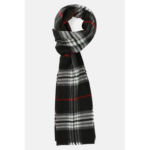 Szal Czarny w Dużą Kratę Tartan Unisex ze sklepu Lancerto S.A. w kategorii Dodatki męskie - zdjęcie 144652822