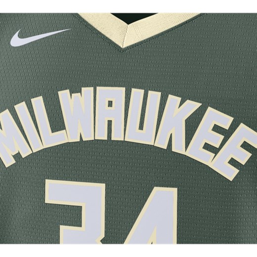 Koszulka Nike Dri-FIT NBA Swingman Milwaukee Bucks Icon Edition 2022/23 - Zieleń Nike 2XL Nike poland