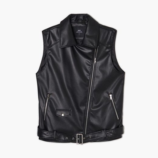 Cropp - Czarna kamizelka oversize - Czarny Cropp L okazyjna cena Cropp