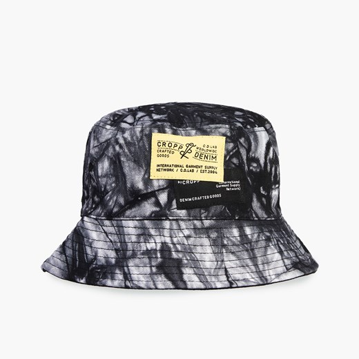 Cropp - Kapelusz bucket hat z efektem tie dye - Biały Cropp Uniwersalny okazyjna cena Cropp