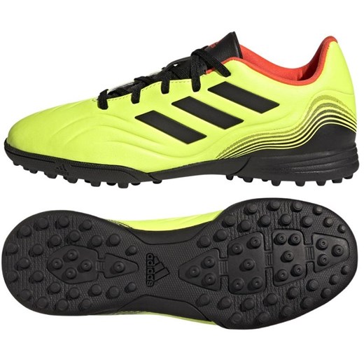 Buty piłkarskie adidas Copa Sense.3 Tf Jr GZ1378 żółte żółcie 28 ButyModne.pl
