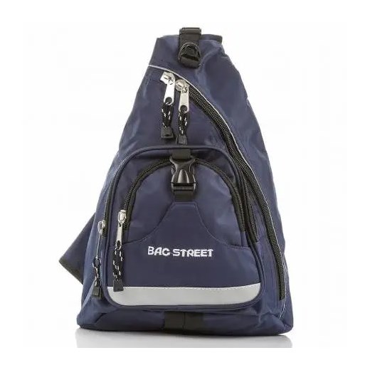 Niebieski trójkątny plecak sportowy 4033 bag street - bag street Bag Street GENTLE-MAN