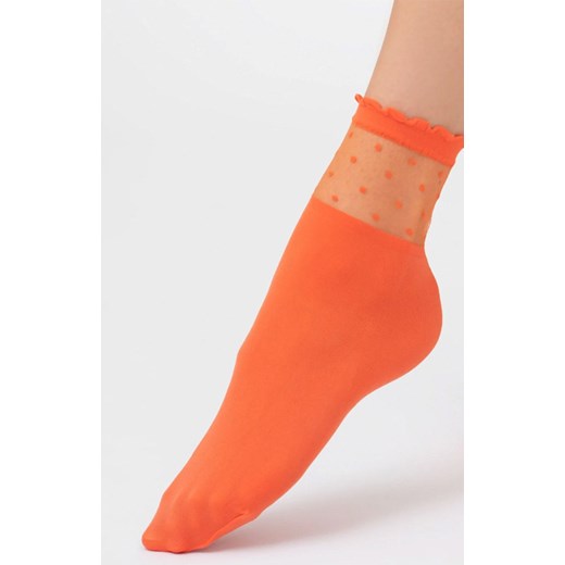 Bibbi cienkie skarpetki damskie w kropki, Kolor nero (czarny), Rozmiar uniwersalny, Veneziana ze sklepu Intymna w kategorii Skarpetki damskie - zdjęcie 144725490