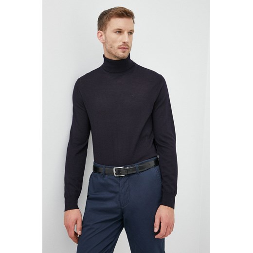 Armani Exchange sweter wełniany ze sklepu ANSWEAR.com w kategorii Swetry męskie - zdjęcie 144729934