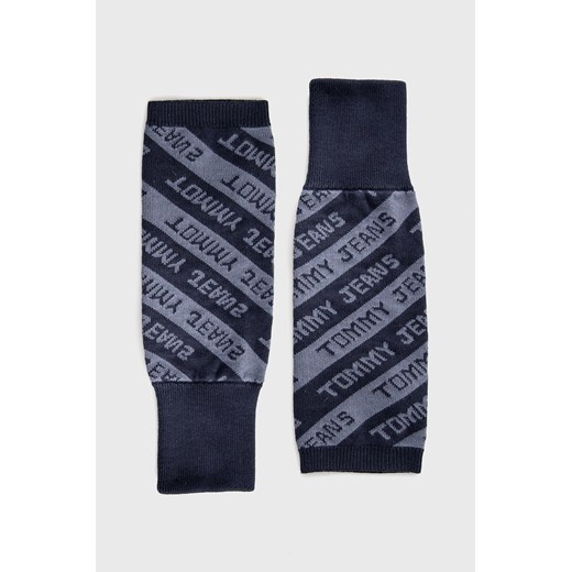Tommy Jeans Ocieplacze AW0AW11043.4890 damskie kolor granatowy Tommy Jeans ONE ANSWEAR.com promocja