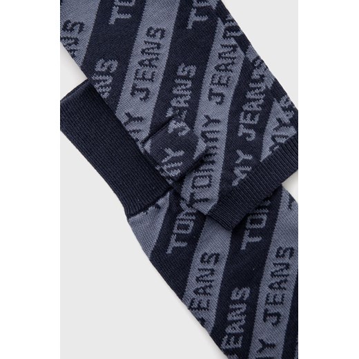 Tommy Jeans Ocieplacze AW0AW11043.4890 damskie kolor granatowy Tommy Jeans ONE okazyjna cena ANSWEAR.com