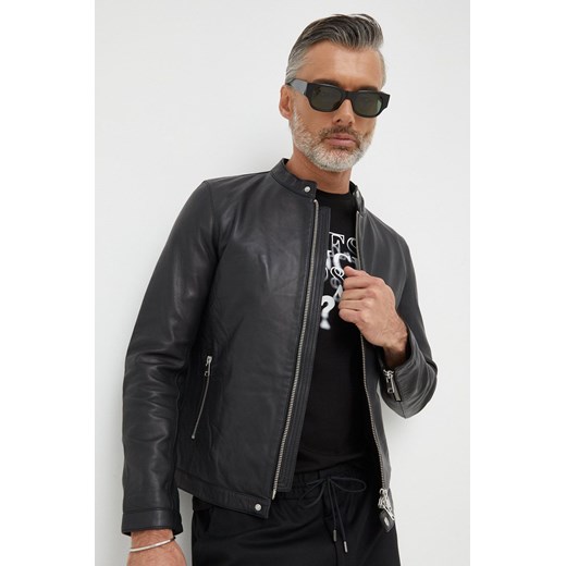 Liu Jo kurtka skórzana M000P107LEATHERBIKER męska kolor czarny przejściowa Liu Jo M ANSWEAR.com