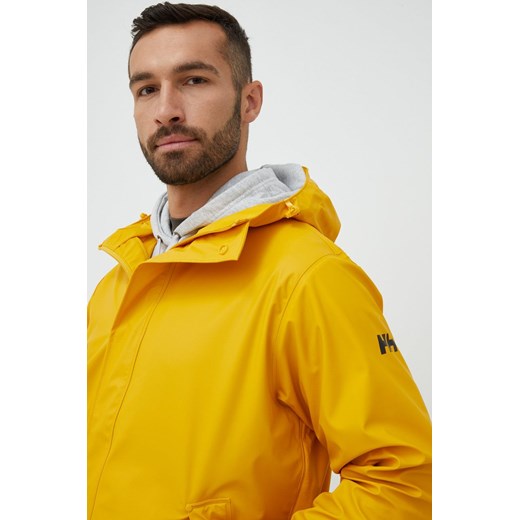 Helly Hansen kurtka przeciwdeszczowa męska kolor żółty przejściowa Helly Hansen L ANSWEAR.com