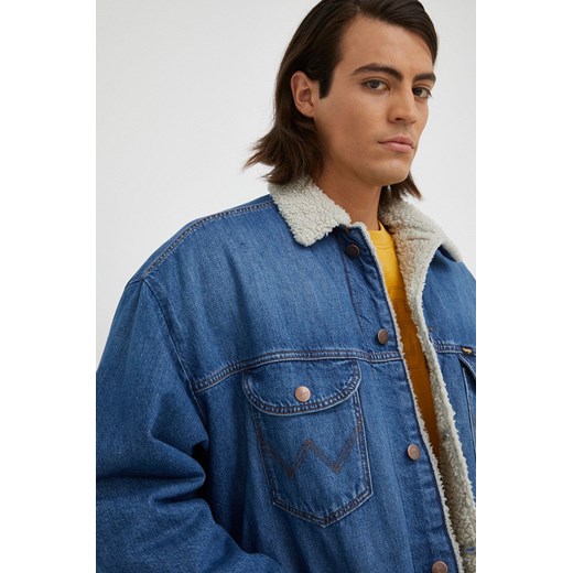 Wrangler kurtka jeansowa męska przejściowa Wrangler L ANSWEAR.com