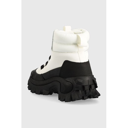 Caterpillar buty Trespass Galosh Wp damskie kolor biały na platformie Caterpillar 37 ANSWEAR.com