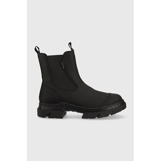 Wrangler sztyblety Atlanta Chelsea damskie kolor czarny na platformie Wrangler 37 ANSWEAR.com