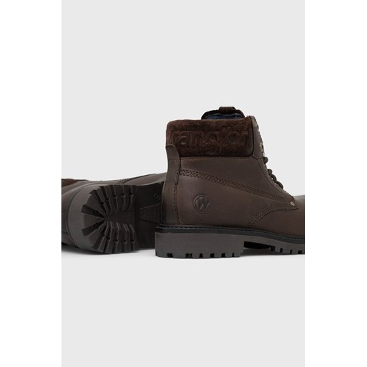 Wrangler buty skórzane Arch męskie kolor brązowy Wrangler 42 ANSWEAR.com