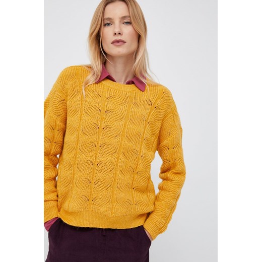 Vero Moda sweter damski kolor żółty lekki Vero Moda XS ANSWEAR.com