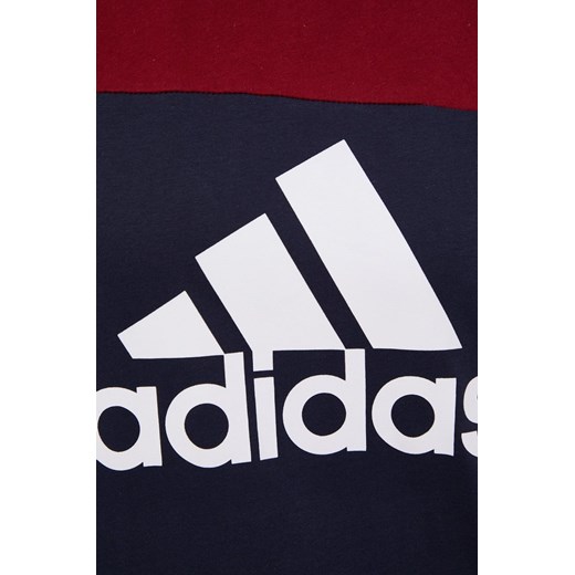 adidas t-shirt bawełniany kolor granatowy S ANSWEAR.com