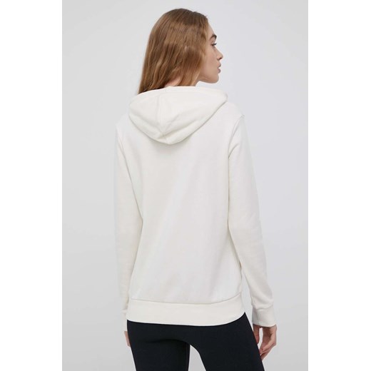 Puma bluza 848332 damska kolor biały z kapturem z aplikacją Puma XS ANSWEAR.com wyprzedaż
