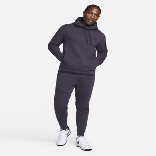 Męska bluza z kapturem Nike Sportswear Tech Fleece - Fiolet Nike M Nike poland