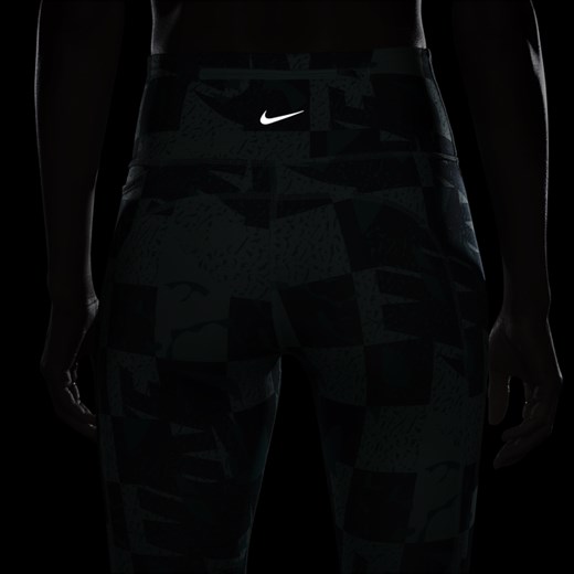 Damskie legginsy do biegania ze średnim stanem Nike Dri-FIT Epic Fast - Zieleń Nike M Nike poland