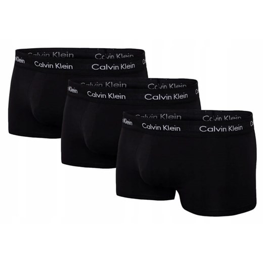 Bokserki Underwear Calvin Klein 3-Pack CZARNE Calvin Klein L Milgros.pl okazja