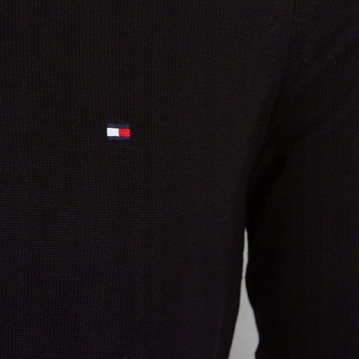 SWETER TOMMY HILFIGER PACIFIC V-NK CZARNY 060 867802697 Tommy Hilfiger XL wyprzedaż Milgros.pl