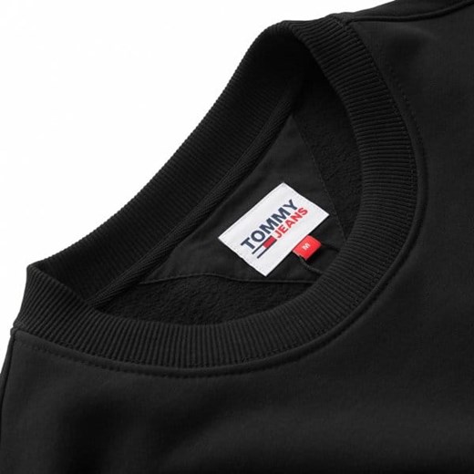 BLUZA TOMMY HILFIGER JEANS BADGE DM0DM06592 CZARNA Regular Fit Tommy Hilfiger L okazja Milgros.pl