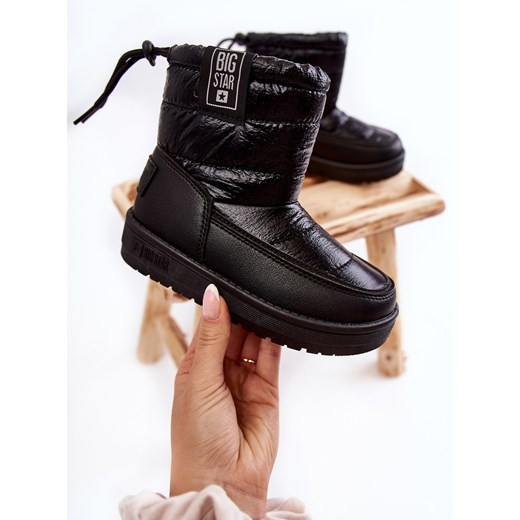 BIG STAR SHOES Dziecięce Śniegowce Big Star KK374220 Czarne 32 wyprzedaż ButyModne.pl