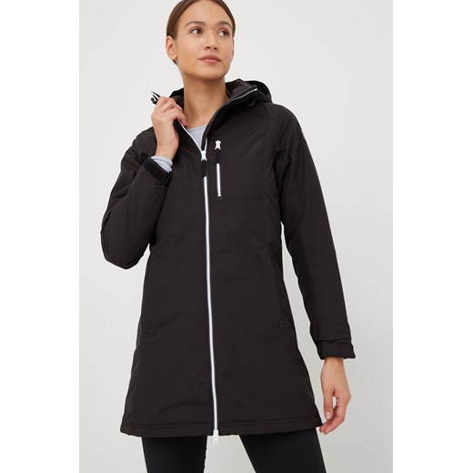 Helly Hansen kurtka damska kolor czarny przejściowa ze sklepu ANSWEAR.com w kategorii Kurtki damskie - zdjęcie 144879582