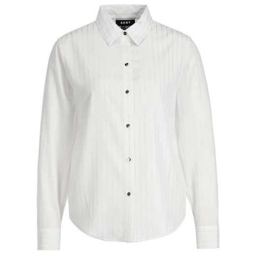 DKNY Koszula P9EAE500 Biały Regular Fit XS MODIVO okazja