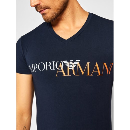 Emporio Armani Underwear T-Shirt 110810 0A516 00135 Granatowy Slim Fit M okazja MODIVO