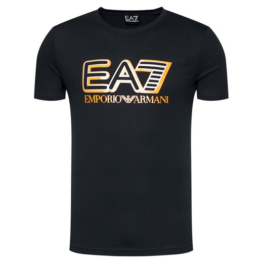 EA7 Emporio Armani T-Shirt 6HPT16 PJ02Z 1578 Granatowy Regular Fit M MODIVO okazja