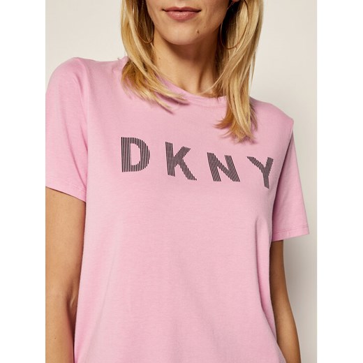 DKNY Sport T-Shirt DP9T6749 Różowy Regular Fit XS wyprzedaż MODIVO