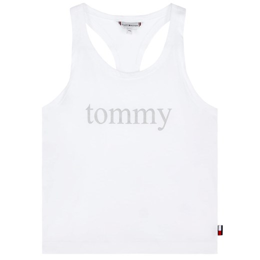 Tommy Hilfiger Top Tank UG0UG00312 M Biały Regular Fit Tommy Hilfiger 6_7 okazja MODIVO