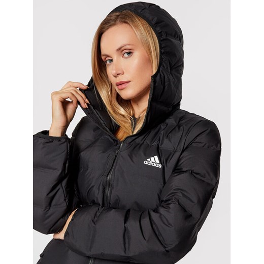 adidas Kurtka puchowa Helionic FT2574 Czarny Regular Fit S MODIVO wyprzedaż
