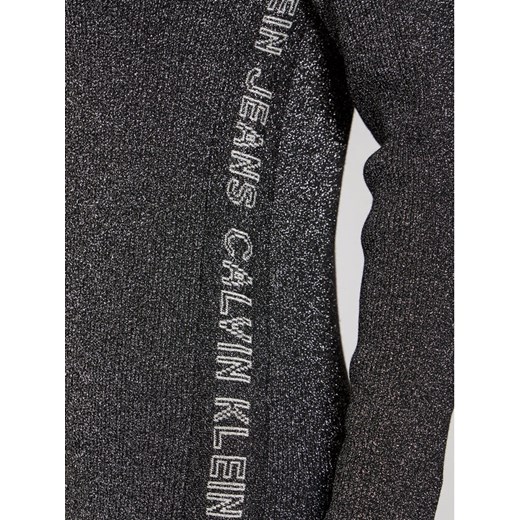 Calvin Klein Jeans Sweter J20J214829 Srebrny Slim Fit S okazja MODIVO