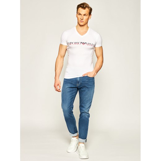 Emporio Armani Underwear T-Shirt 110810 0P516 00010 Biały Regular Fit L okazja MODIVO
