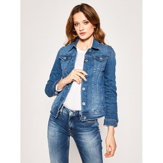 Pepe Jeans Kurtka jeansowa Thrift PL400755 Niebieski Regular Fit Pepe Jeans XS okazja MODIVO