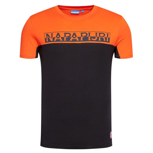 Napapijri T-Shirt Ice Ss Cb NP0A4ETN Kolorowy Regular Fit Napapijri XL wyprzedaż MODIVO