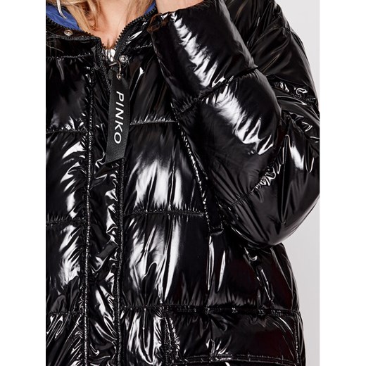 Pinko Kurtka puchowa Travolgere 20202 BLK01 1G165Y Y5NP Czarny Loose Fit Pinko 40 okazja MODIVO